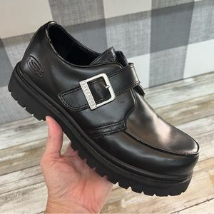 Skechers Vintage Y2K Chunky Leather Lug Sole Loafer